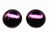 Glass Pearl Cabochon 18мм, цвет 70979 Purple, 756-044, 2шт