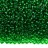 Бисер японский MIYUKI круглый 11/0 #0146 зеленый, прозрачный, 10 грамм - Бисер японский MIYUKI круглый 11/0 #0146 зеленый, прозрачный, 10 грамм