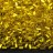 Бисер чешский PRECIOSA рубка 1"(2,54мм) 87010 желтый, серебряная линия внутри, 50г - Бисер чешский PRECIOSA рубка 1"(2,54мм) 87010 желтый, серебряная линия внутри, 50г