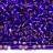 Бисер японский MIYUKI Delica цилиндр 10/0 DBM-0610 фиолетовый, серебряная линия внутри, 5 грамм - Бисер японский MIYUKI Delica цилиндр 10/0 DBM-0610 фиолетовый, серебряная линия внутри, 5 грамм