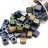 Бисер японский Miyuki Cube кубический 4мм #MIX24 матовые металлики, микс Matte Heavy Metals, 10 грамм - Бисер японский Miyuki Cube кубический 4мм #MIX24 матовые металлики, микс Matte Heavy Metals, 10 грамм