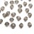 Бусины биконусы хрустальные 3мм, цвет BLACK DIAMOND MATT, 745-026, 20шт - Бусины биконусы хрустальные 3мм, цвет BLACK DIAMOND MATT, 745-026, 20шт