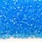 Бисер чешский PRECIOSA круглый 10/0 61010 голубой прозрачный, радужный, 5 грамм - Бисер чешский PRECIOSA круглый 10/0 61010 голубой прозрачный, радужный, 5 грамм