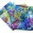 Сумочка из органзы подарочная 9х12см, цвет голубой/разноцветный, 36-002, 1шт - Сумочка из органзы подарочная 9х12см, цвет голубой/разноцветный, 36-002, 1шт