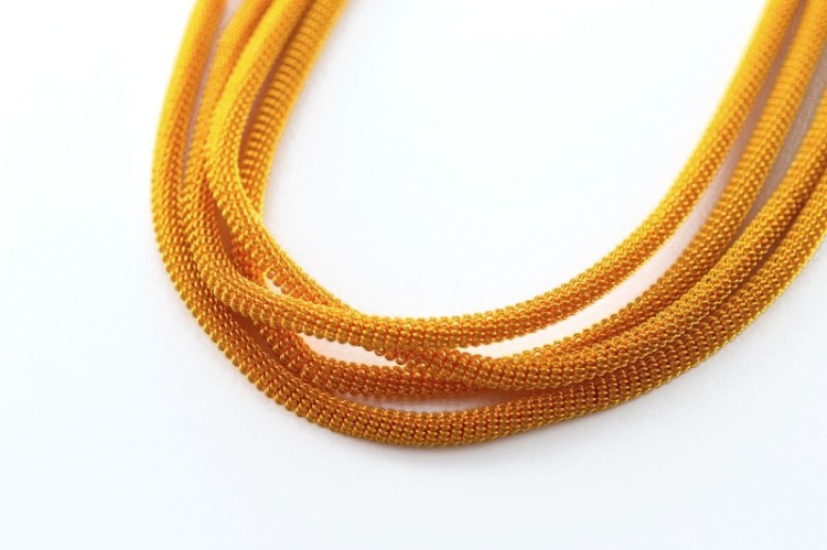 Канитель витая 3мм, цвет золото, 49-024, 5г (около 0,3м) Канитель витая 3мм, цвет золото, 49-024, 5г (около 0,3м)