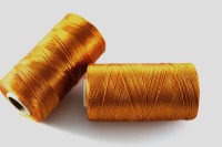 Нитки Doli для кистей и вышивки, цвет 0909 коричневый, 100% вискоза, 500м, 1шт