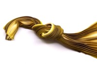 Лента шелковая Шибори, ширина 12см, цвет №127 леопардовый, 20см