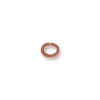 Кольца соединительные TierraCast Овал 5,9х4,6мм, цвет античная медь, 01-0018-08, 10шт