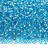 Бисер чешский PRECIOSA круглый 10/0 78134 голубой, серебряная линия внутри, 1 сорт, 50г - Бисер чешский PRECIOSA круглый 10/0 78134 голубой, серебряная линия внутри, 1 сорт, 50г