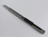 Нож канцелярский, размер 130х12х10мм, железо/пластик, 32-098, 1шт