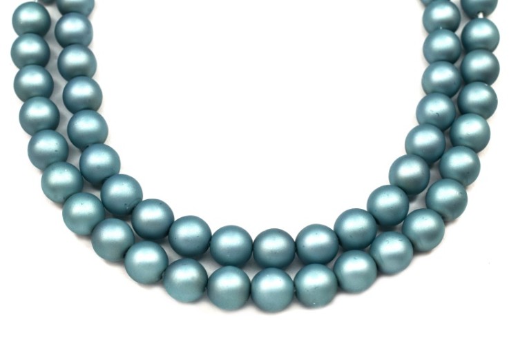 Жемчуг Preciosa, цвет 70533 матовый нежно-голубой, 6мм, 10шт Жемчуг Preciosa, цвет 70533 матовый нежно-голубой, 6мм, 10шт