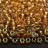 Бисер чешский PRECIOSA круглый 6/0 11020 янтарный прозрачный радужный, 2 сорт, 50г - Бисер чешский PRECIOSA круглый 6/0 11020 янтарный прозрачный радужный, 2 сорт, 50г