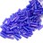Бисер японский Miyuki Twisted Bugle 2х6мм #0177F кобальт, матовый радужный прозрачный, 10 грамм - Бисер японский Miyuki Twisted Bugle 2х6мм #0177F кобальт, матовый радужный прозрачный, 10 грамм