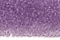 Бисер чешский PRECIOSA круглый 10/0 01222 серо-сиреневый прозрачный, 1 сорт, 50г