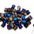 Бусины Pellet beads 6х4мм, отверстие 0,5мм, цвет 00030/22283 Crystal/Azuro, Etched, 732-033, 10г (около 60шт) - Бусины Pellet beads 6х4мм, отверстие 0,5мм, цвет 00030/22283 Crystal/Azuro, Etched, 732-033, 10г (около 60шт)