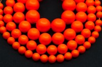 Жемчуг Swarovski 5810 #733 6мм Crystal Neon Orange Pearl, 5810-6-733, 10шт