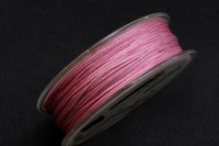 Шнур для кумихимо 0,5мм, цвет розовый, материал нейлон, 55-023, катушка около 40 м