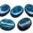 Кабошон овальный 40х30мм, Яшма натуральная, оттенок синий, 2012-025, 1шт - Кабошон овальный 40х30мм, Яшма натуральная, оттенок синий, 2012-025, 1шт