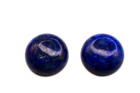 Кабошон круглый 16мм, Лазурит синий, оттенок синий, 2023-014, 1шт