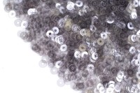 Итальянские пайетки плоские 3мм, цвет #9112 Grigio Chiaro, 3 грамма