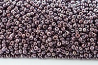 Бисер китайский круглый размер 12/0, цвет 0126 коричневый непрозрачный блестящий, 450г