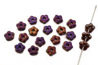 Бусина Flower 5мм, отверстие 1мм, цвет 00030/29573 Sliperit матовый, 733-017, 20шт