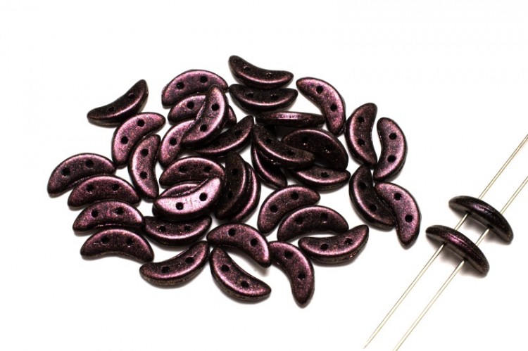 Бусины Crescent beads 10х3мм, цвет 0310-94108JT Polychrome Rose, 708-081, 5г (около 40 шт) Бусины Crescent beads 10х3мм, цвет 0310-94108JT Polychrome Rose, 708-081, 5г (около 40 шт)