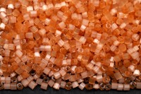 Бисер чешский PRECIOSA сатиновая рубка 9/0 05185 коричнево-оранжевый, 50г