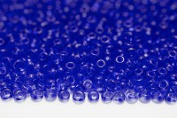 Бисер чешский PRECIOSA Дропс 8/0 30050 синий прозрачный, 50 грамм