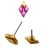 Основа для серег CYMBAL Provatas для GemDuo 8х5мм, штифт 11х0,8мм, отверстие 0,8мм, цвет золото, 24K Gold Plate, 11-245, 1 пара - Основа для серег CYMBAL Provatas для GemDuo 8х5мм, штифт 11х0,8мм, отверстие 0,8мм, цвет золото, 24K Gold Plate, 11-245, 1 пара