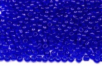 Бисер японский TOHO круглый 11/0 #0008 кобальт, прозрачный, 10 грамм