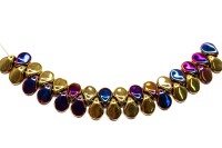 Бусины Pip beads 5х7мм, цвет 00030/98545 California Violet, 701-056, 5г (около 36шт)