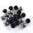 Бусины Candy beads 8мм, два отверстия 0,9мм, цвет 23980/27401 черный/хром непрозрачный, 705-016, 10г (около 21шт) - Бусины Candy beads 8мм, два отверстия 0,9мм, цвет 23980/27401 черный/хром непрозрачный, 705-016, 10г (около 21шт)