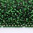 Бисер японский TOHO круглый 8/0 #0036 зеленый изумруд, серебряная линия внутри, 10 грамм - Бисер японский TOHO круглый 8/0 #0036 зеленый изумруд, серебряная линия внутри, 10 грамм