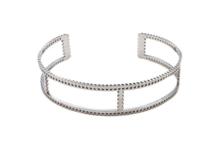 Основа для браслета BeadSmith Centerline 62х16мм, цвет серебро, 16-066, 1шт Основа для браслета BeadSmith Centerline 62х16мм, цвет серебро, 16-066, 1шт