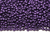 Бисер чешский PRECIOSA круглый 10/0 94202М матовый фиолетовый непрозрачный металлик, 1 сорт, 50г