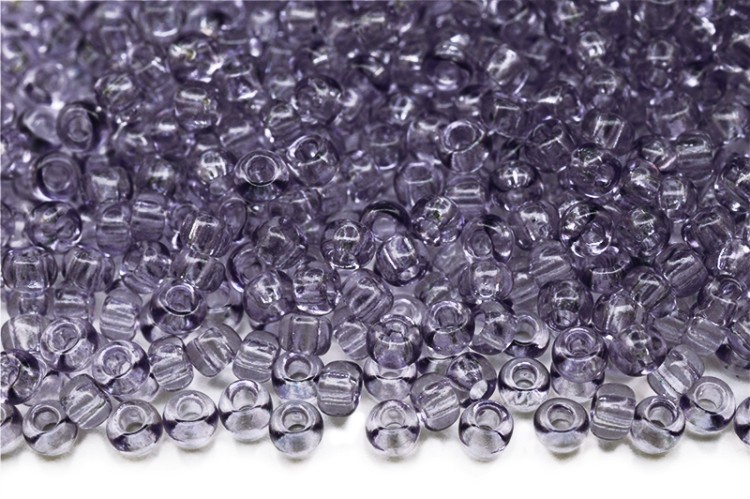 Бисер чешский PRECIOSA круглый 10/0 01221 фиолетовый прозрачный, 1 сорт, 50г Бисер чешский PRECIOSA круглый 10/0 01221 фиолетовый прозрачный, 1 сорт, 50г