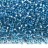 Бисер японский MIYUKI круглый 11/0 #1824 голубой/серебро, окрашенный изнутри, 10 грамм - Бисер японский MIYUKI круглый 11/0 #1824 голубой/серебро, окрашенный изнутри, 10 грамм