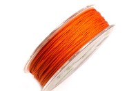 Шнур для кумихимо 0,5мм, цвет оранжевый, материал нейлон, 55-016, катушка около 40 м