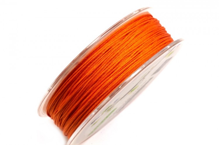 Шнур для кумихимо 0,5мм, цвет оранжевый, материал нейлон, 55-016, катушка около 40 м Шнур для кумихимо 0,5мм, цвет оранжевый, материал нейлон, 55-016, катушка около 40 м
