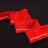 Тесьма для изготовления бижутерии 26х1мм, цвет красный, нейлон, 58-019, 50см - Тесьма для изготовления бижутерии 26х1мм, цвет красный, нейлон, 58-019, 50см
