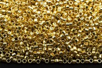 Бисер японский TOHO Treasure цилиндрический 11/0 #PF0559 желтое золото, Permanent Finish гальванизированный, 5 грамм