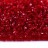Бисер чешский PRECIOSA Богемский граненый, рубка 11/0 90070 красный прозрачный, около 10 грамм - Бисер чешский PRECIOSA Богемский граненый, рубка 11/0 90070 красный прозрачный, около 10 грамм