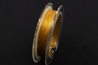 Ювелирный тросик Flex-rite 7 strand, толщина 0,35мм, цвет золото, 1017-060, катушка 9,14м