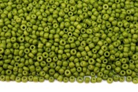 Бисер китайский круглый размер 12/0, цвет К09 оливковый непрозрачный, 450г