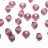 Бусины биконусы хрустальные 3мм, цвет AMETHYST MATT, 745-065, 20шт - Бусины биконусы хрустальные 3мм, цвет AMETHYST MATT, 745-065, 20шт