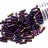 Бисер японский Miyuki Bugle стеклярус 6мм #0454 фиолетовый ирис, металлизированный, 10 грамм - Бисер японский Miyuki Bugle стеклярус 6мм #0454 фиолетовый ирис, металлизированный, 10 грамм