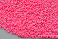 Бисер чешский PRECIOSA Фарфаль 3,2х6,5мм, 00001 ярко-розовый, непрозрачный 50г