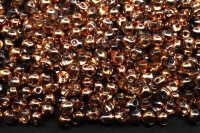 Бисер MIYUKI Drops 3,4мм #55007 Crystal Capri Gold, прозрачный, 10 грамм