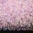 Бисер японский TOHO круглый 8/0 #1844 розовый, радужный прозрачный, 10 грамм - Бисер японский TOHO круглый 8/0 #1844 розовый, радужный прозрачный, 10 грамм